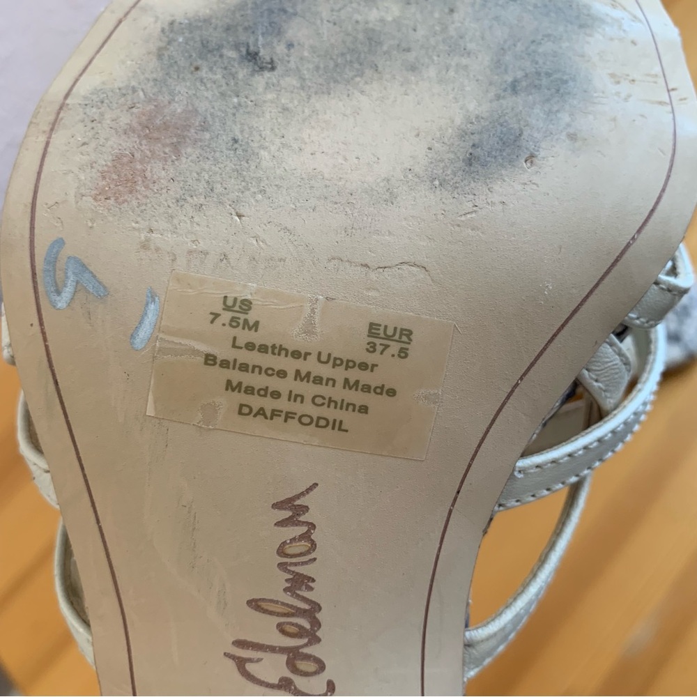 Sam Edelman Daffodil Strappy Heels Python Snake P… - image 8